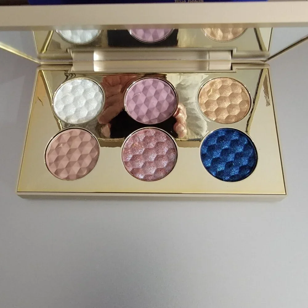 Stila Blue Realm Eyeshadow Velvet Cream Powder  Palette Beauty Gifts NEW in Box
